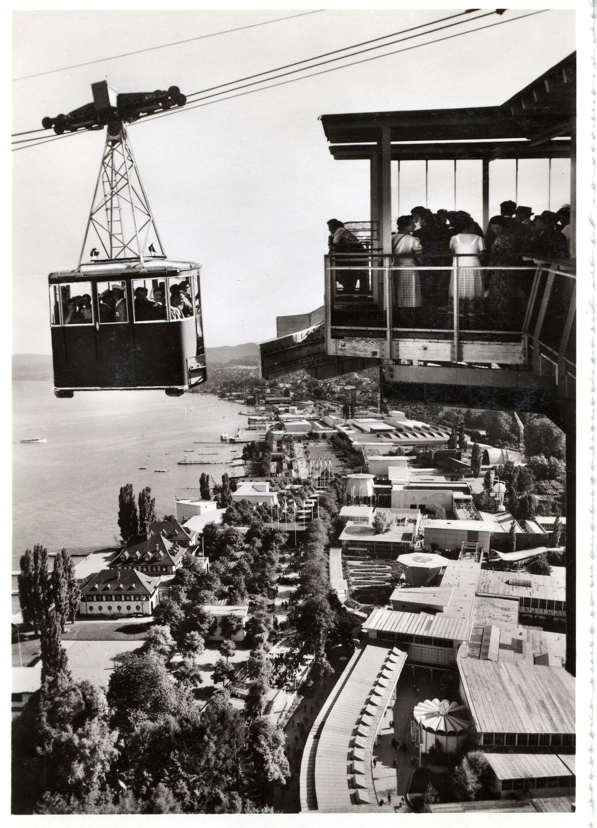 Schweizerische Landesausstellung 1939, Blick vom Schwebebahnturm