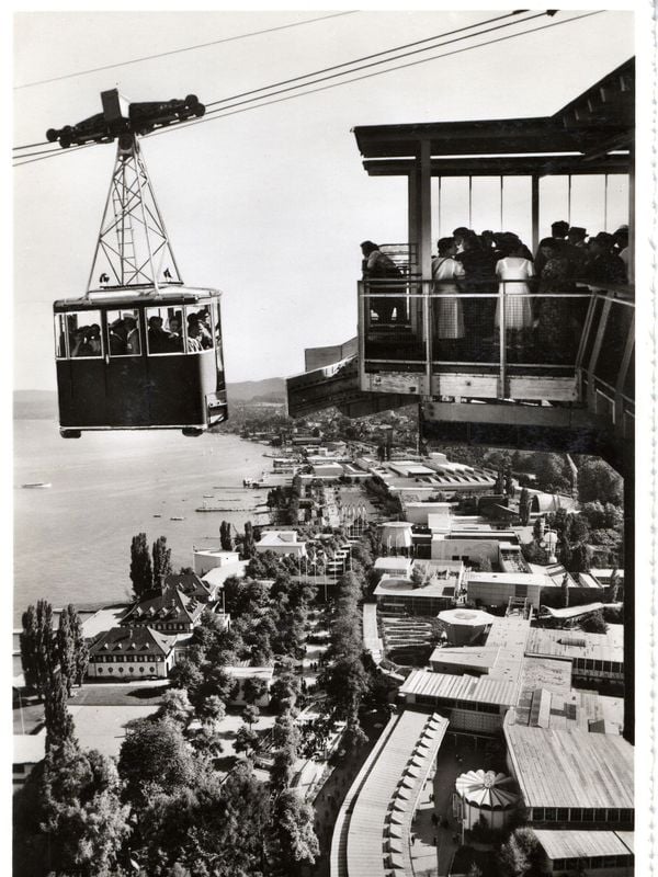 Schweizerische Landesausstellung 1939, Blick vom Schwebebahnturm