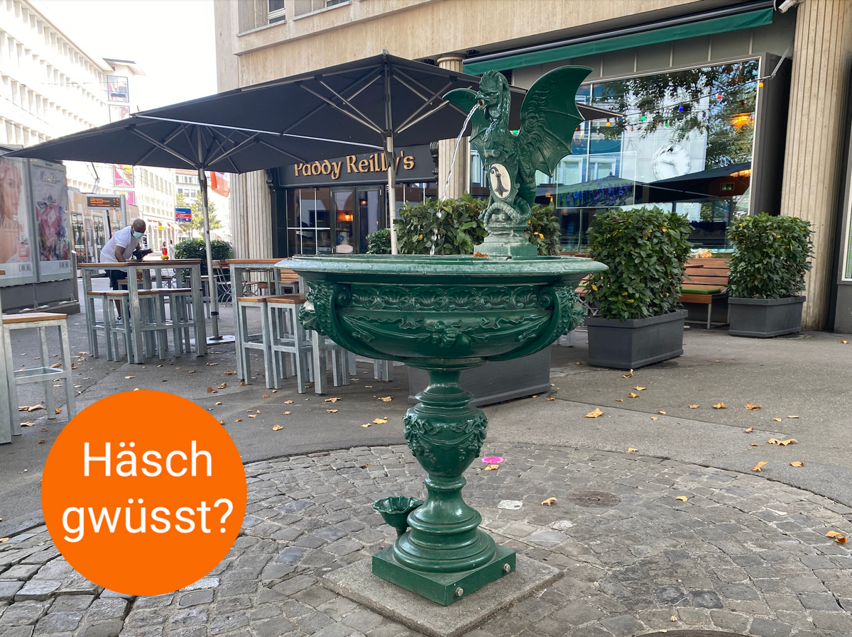Mood image for «Häsch gwüsst?»: Deshalb gibt es in Zürich einen Basilisken-Brunnen