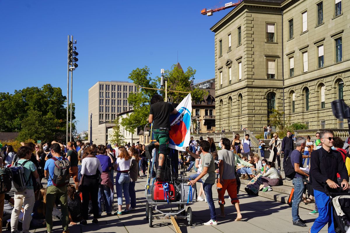 Mood image for Klimastreik in Zürich: «Die Zeit läuft uns davon»
