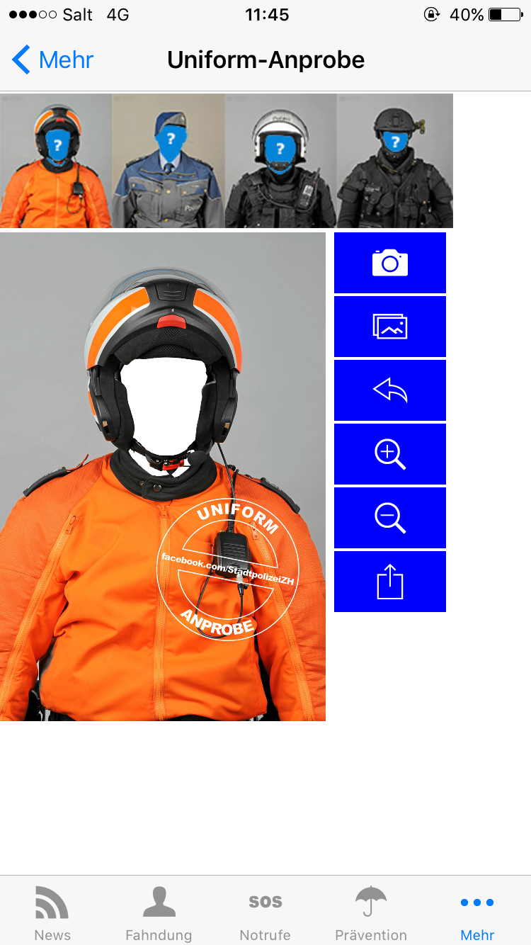 Article image for Was die Uniform-App der Stapo Zürich über ihr Menschenbild aussagt
